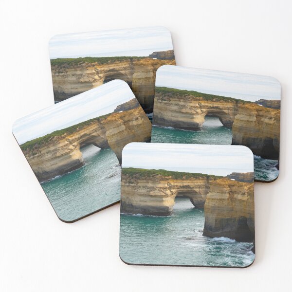 Item preview, Huge layered limestone cliffs at Loch Ard Gorge, Australia. designed and sold by Anne Scantlebury.