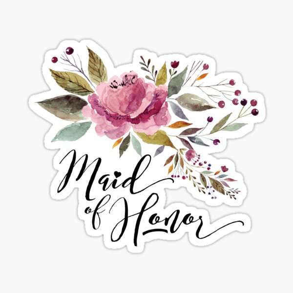 Item preview, Maid of Honor Burgundy Rose Wedding Bridal designed and sold by happydesigner07.