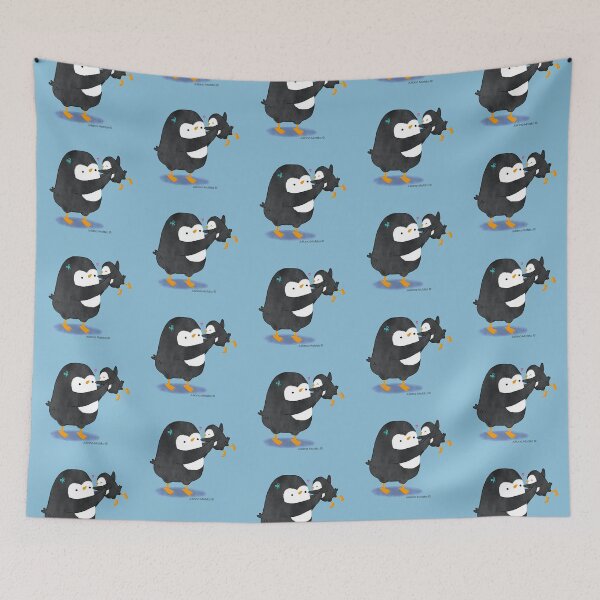 Item preview, Penguin Mom and Penguin Kid designed and sold by thepenguinsfamily.