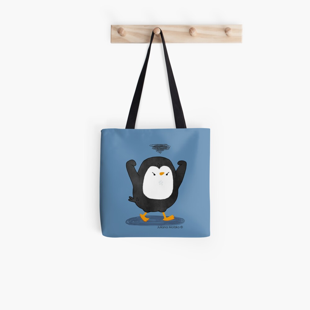 Grumpy Penguin 4 Tote Bag