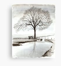TRANQUIL BEAUTY - AQUAREL Canvas Print