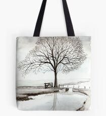 TRANQUIL BEAUTY - AQUAREL Tote Bag
