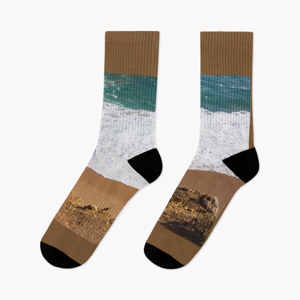 Item preview, White water rolls in over orange sand at Port Campbell, Australia. designed and sold by Anne Scantlebury.