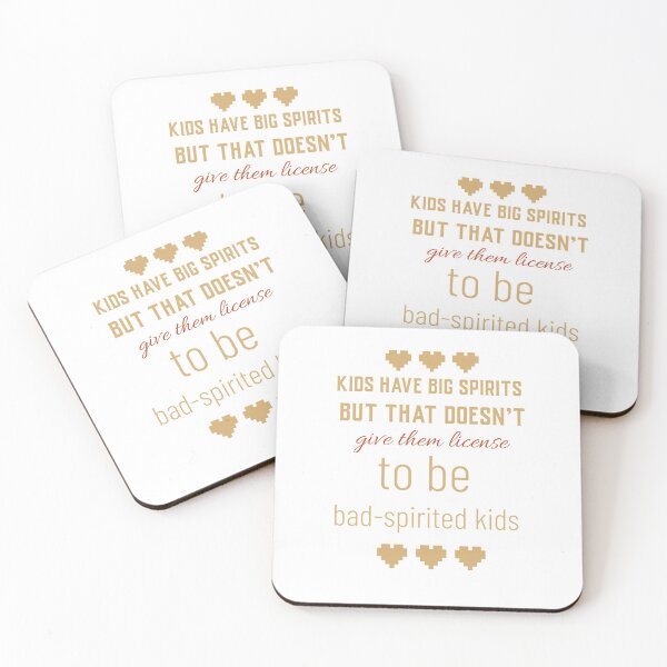 Item preview, KIDS HAVE BIG SPIRITS... designed and sold by Ethos Bubbles.