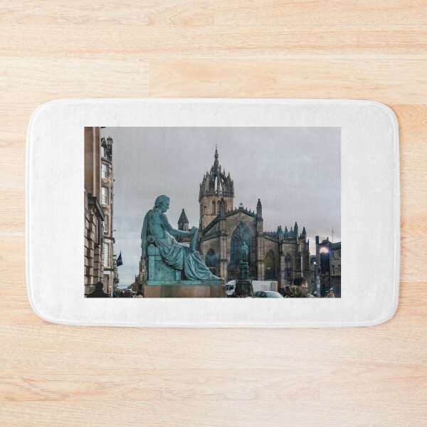 Item preview, Sculpture of David Hume, with the Cathedral of Saint Gil Edinburgh designed and sold by Jevaz.