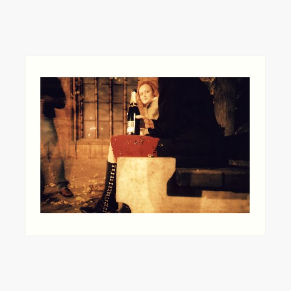 Lomo - Champagne on Dome Square Art Print