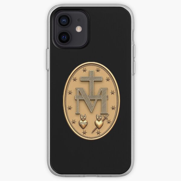 Miraculous Medal T-Shirt Catholic Virgin Mary Sacred Heart iPhone Soft Case