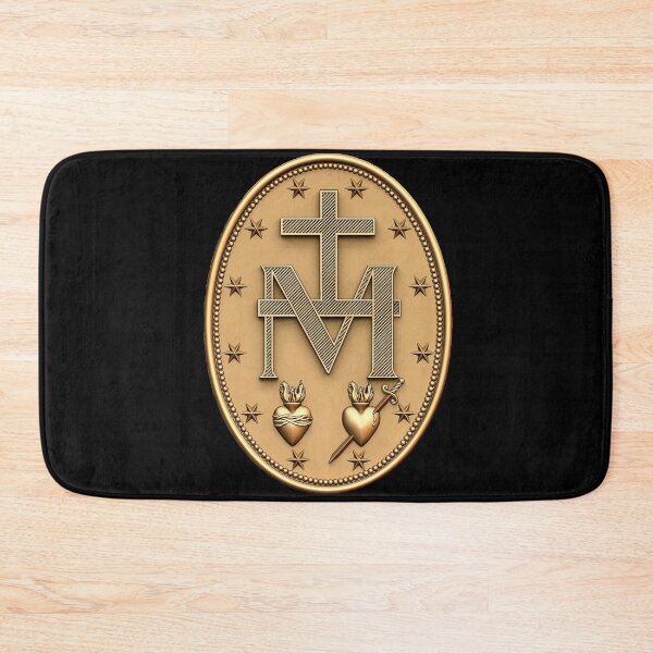 Item preview, Miraculous Medal T-Shirt Catholic Virgin Mary Sacred Heart designed and sold by cat poe.