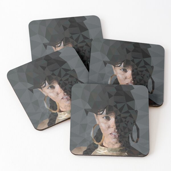 Item preview, Glamour Woman Portrait Low Poly Digital Art designed and sold by Krystian Stafford.