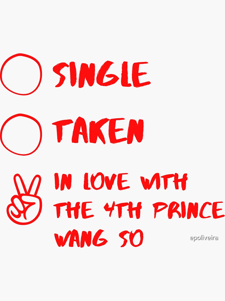 Single Taken In love with the 4th prince Wang So Funny by epoliveira