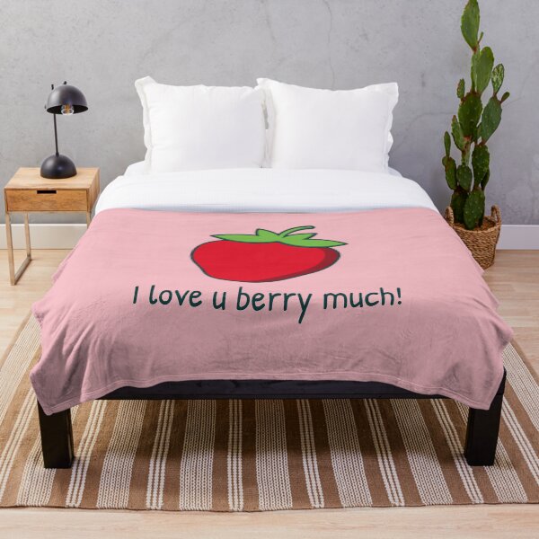 Aperçu de l'œuvre Fraise | I love u berry much créée et vendue par OgyDesign.