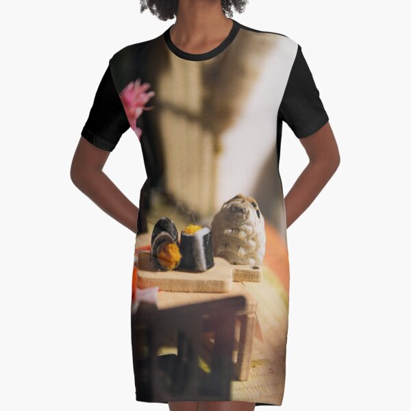 Dinner is ready: Silkworm spy Graphic T-Shirt Dress
