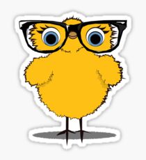 Geek Chic Chick Sticker