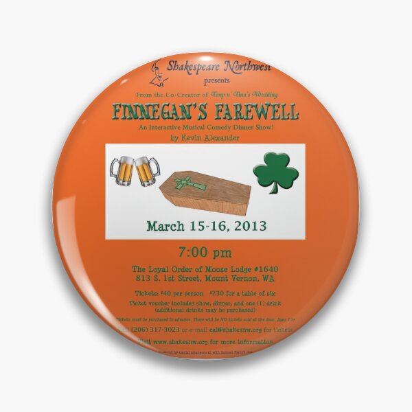 Item preview, Finnegan's Farewell (2013) designed and sold by Shakespeare Northwest.