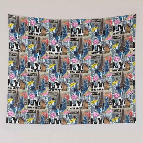 Item preview, NEW YORK WALPAPER designed and sold by wallpapersbynat.