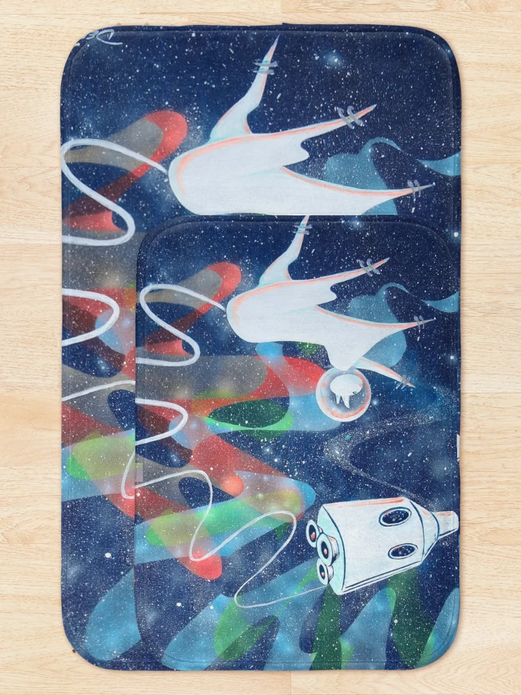 Thumbnail 5 of 6, Bath Mat, Astrocat designed and sold by David Zackus.