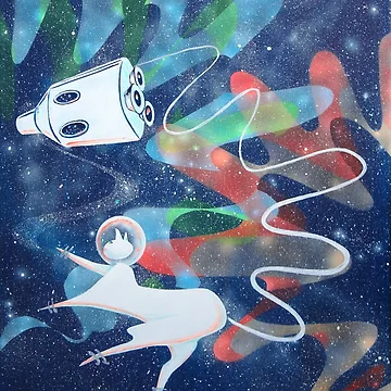 Artwork thumbnail, Astrocat by David Zackus