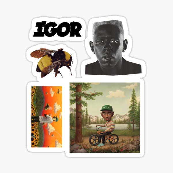 Tyler The Creator Wolf 3D Motion Sticker & Magnet – Impressive Stickers