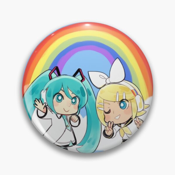 Item preview, Reverse Rainbow Pin designed and sold by dottybots.