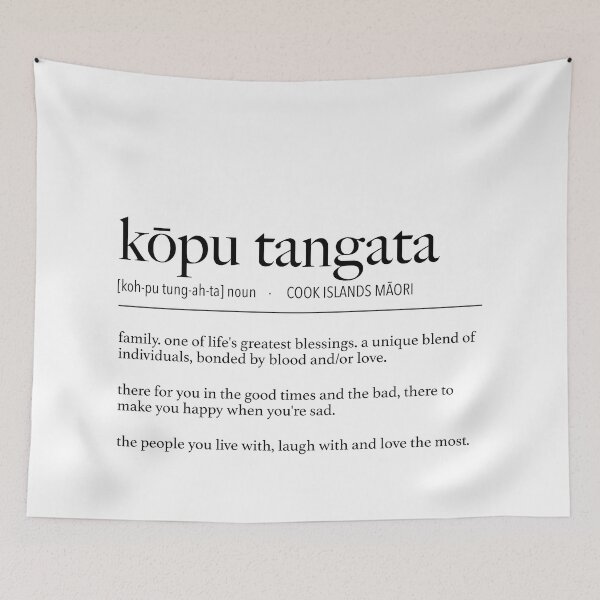 Item preview, Cook Islands Maori Kopu Tangata (Family) Definition designed and sold by lolomastudio.