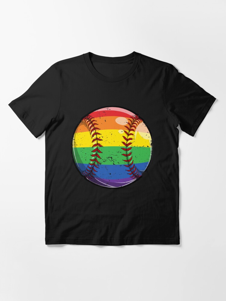 Baseball LGBT Gay Pride Shirt for Men Women Boys Girls Sports