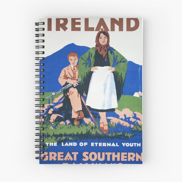 Item preview, Land of Eternal Youth vintage travel poster designed and sold by stickart-marek.