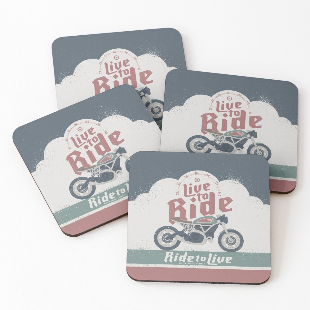 Item preview, Coasters (Set of 4) designed and sold by KrakenCreative.
