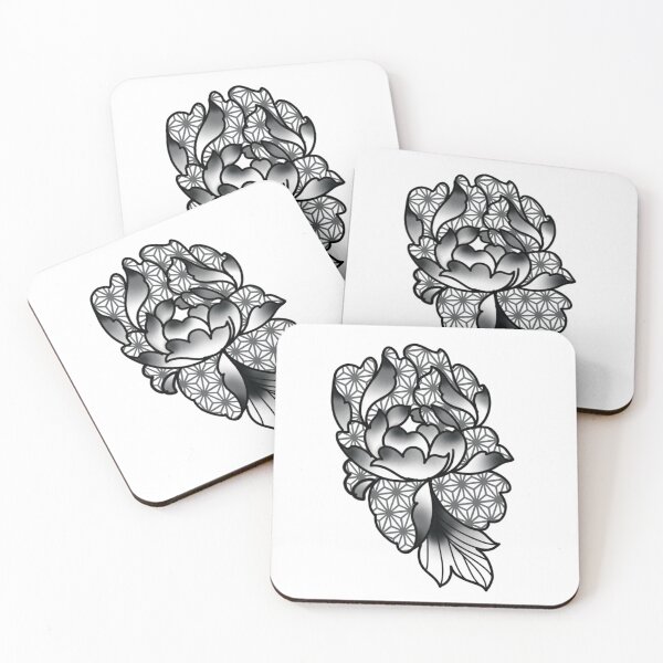 Item preview, Geometric Peony  designed and sold by MommaTomma.