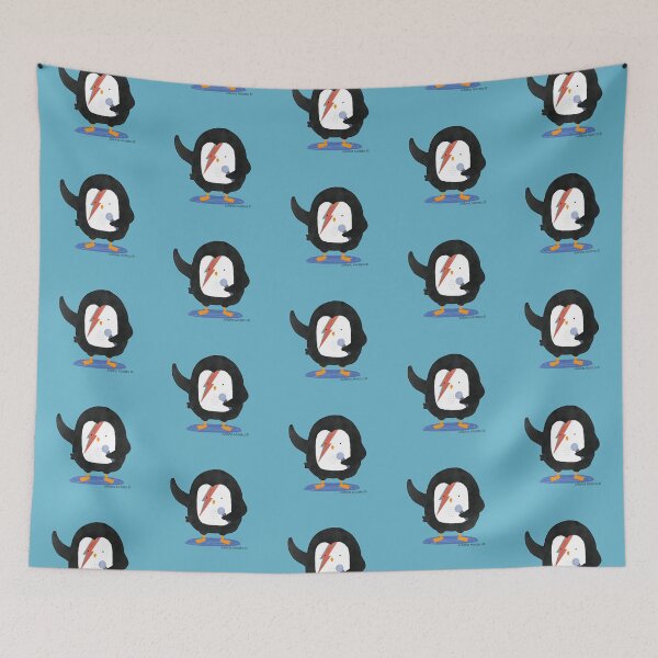 Item preview, Penguin Ziggy Stardust designed and sold by thepenguinsfamily.