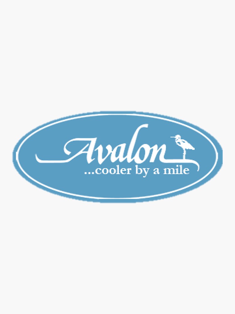 &ldquo;Avalon, New Jersey&rdquo; Sticker for Sale by durantula28 | Redbubble