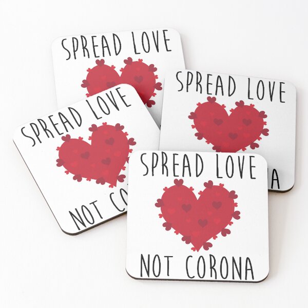 Item preview, Spread love not corona designed and sold by Fiona Doyle.
