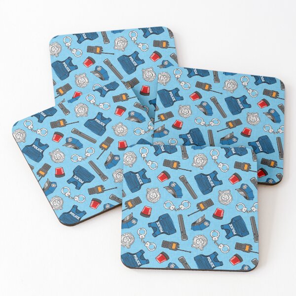 Item preview, Police Gear - Blue designed and sold by littlearrow.