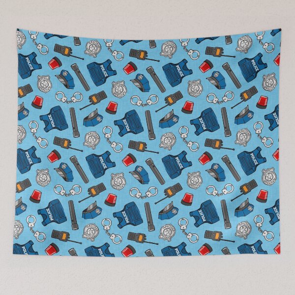 Item preview, Police Gear - Blue designed and sold by littlearrow.