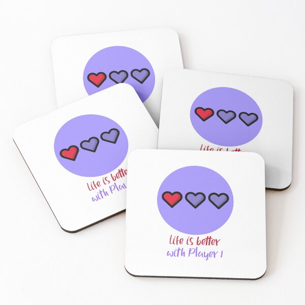 Item preview, Life is better with player 1 designed and sold by piastrelli.
