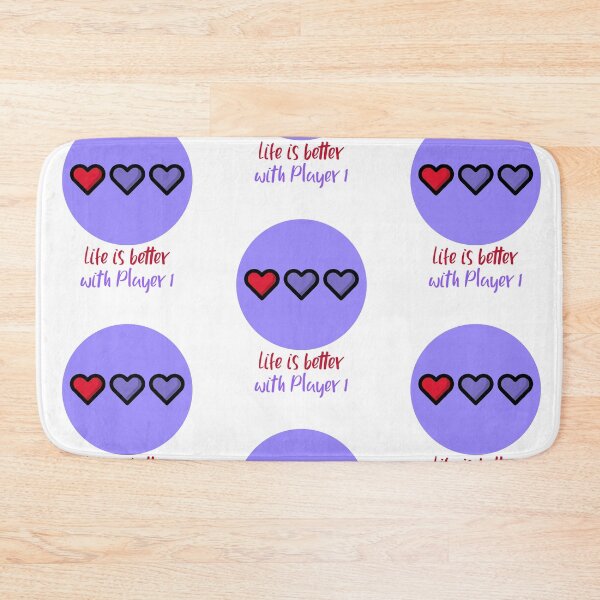 Item preview, Life is better with player 1 designed and sold by piastrelli.