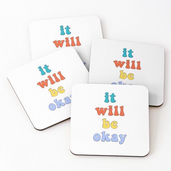 Item preview, It Will Be Okay Retro Vintage Comfort Quote Saying designed and sold by gillys.