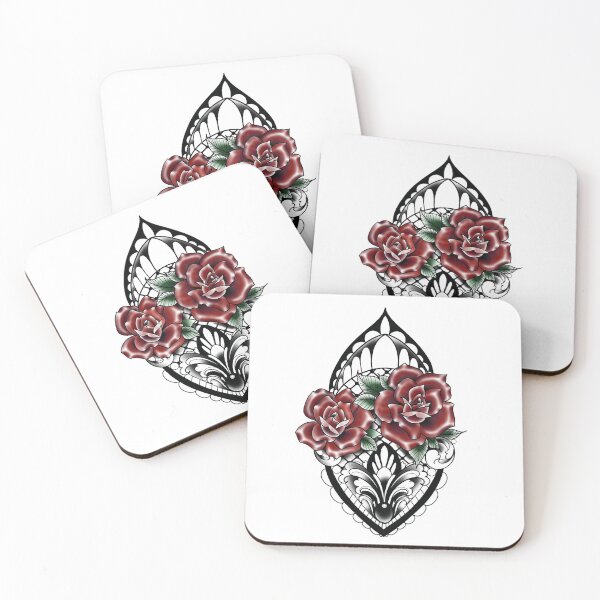 Item preview, Henna and Roses  designed and sold by MommaTomma.