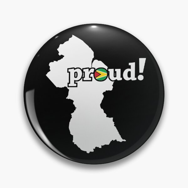 Item preview, Guyana Map - Proud! designed and sold by IdentiTee Studios.