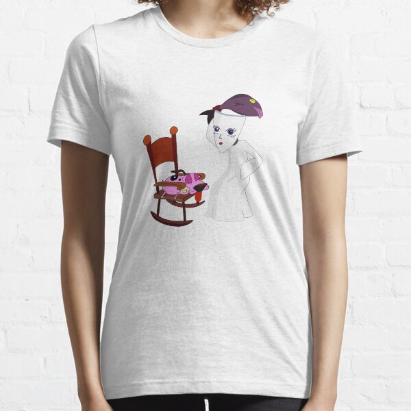 Courage The Cowardly Dog Hit By The Mask Essential T-Shirt