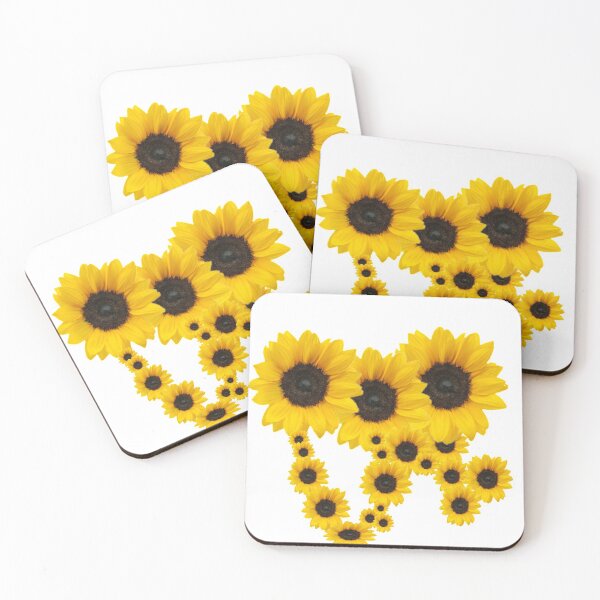 Artikelvorschau, Sonnenblume Dekor druckt Muster entworfen und verkauft von Angees.