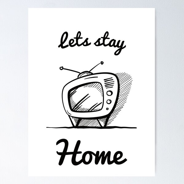 Item preview, Lets stay Home Introvert Shirt - Movie Lover Shirt for chilled Movie Nights - Funny Graphic Tee for Introverts and Nerds - Sarcastic Shirt designed and sold by Tom N..