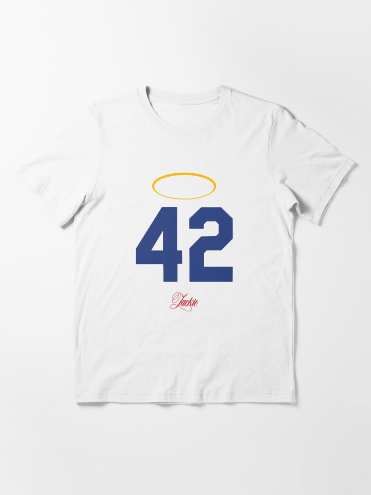 Jackie Robinson #42 Essential Tee M / Triblend Blue