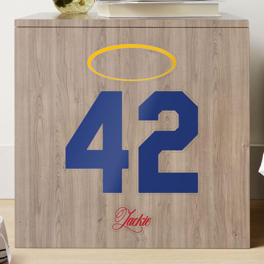 Jackie Robinson Retired Number Sticker Brooklyn 42 