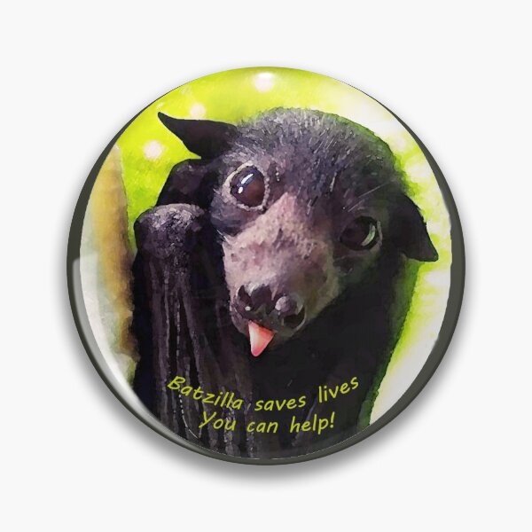 Item preview, Batzilla - Save Lives! Little rescued Bat designed and sold by batzilla.