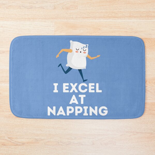 Item preview, I Excel at Napping - Love to Sleep - Pillow, Nap, Lazy, Sleepy designed and sold by Seaglassgirl.