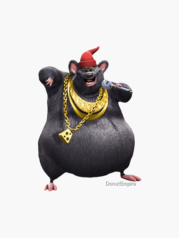 Biggie Cheese Meme Mouse | Sticker