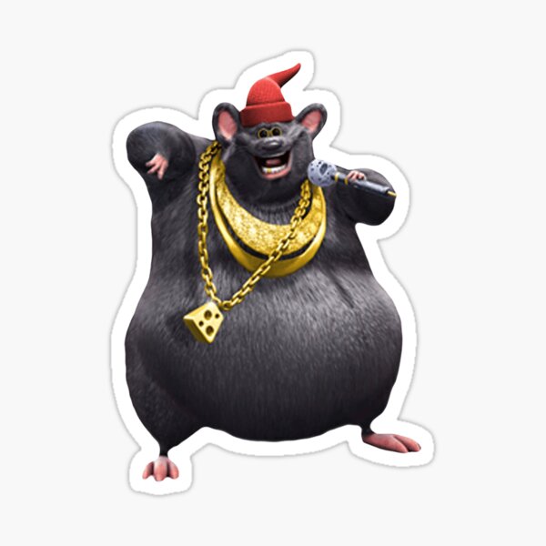 Biggie Cheese Meme Mouse | Sticker