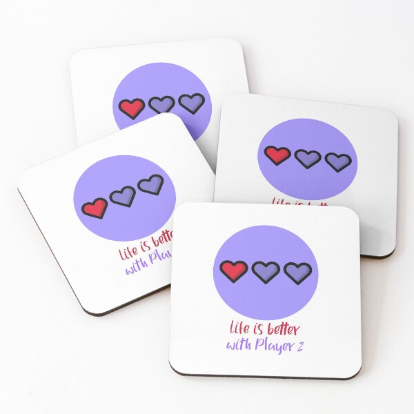 Item preview, Life is better with player 2 designed and sold by piastrelli.