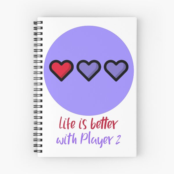 Item preview, Life is better with player 2 designed and sold by piastrelli.