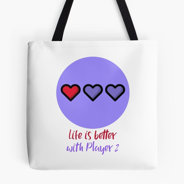 Item preview, Life is better with player 2 designed and sold by piastrelli.
